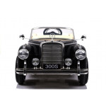 Elektrické autíčko Mercedes Benz 300S Retro - lakované - čierne